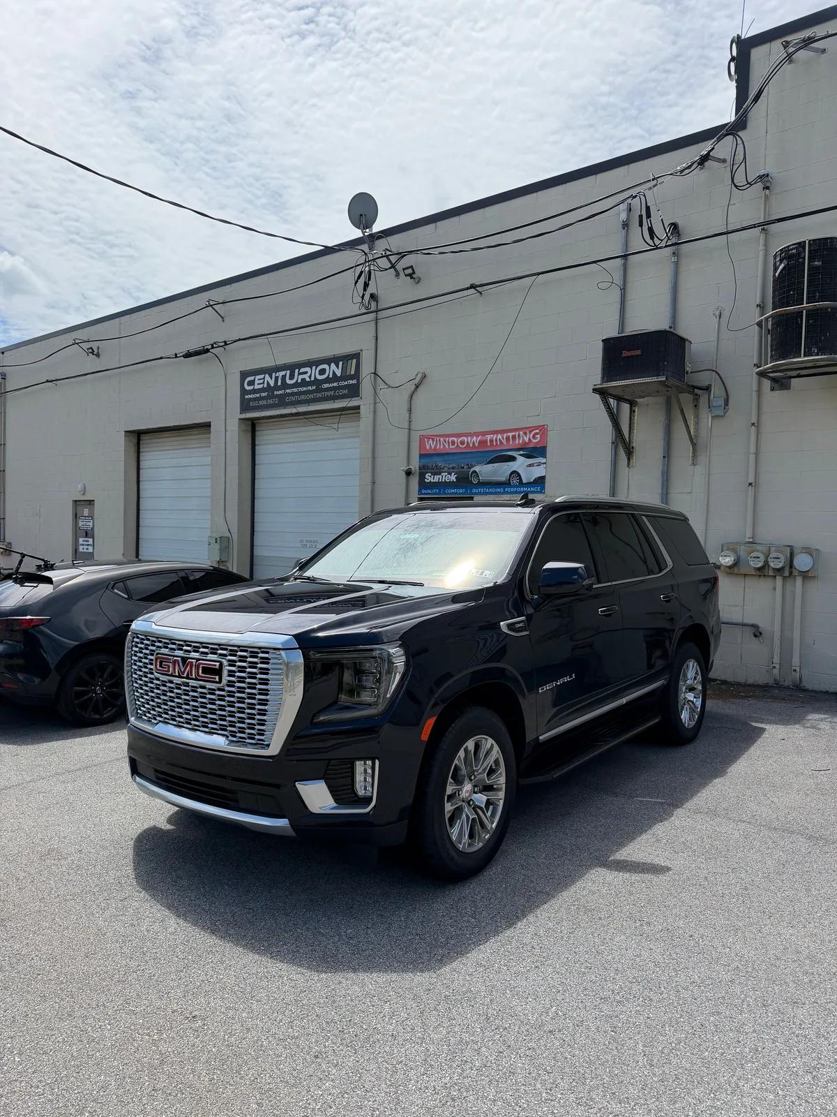 Black GMC Yukon Denali after an exterior detail. GNelson Detailing West Chester PA